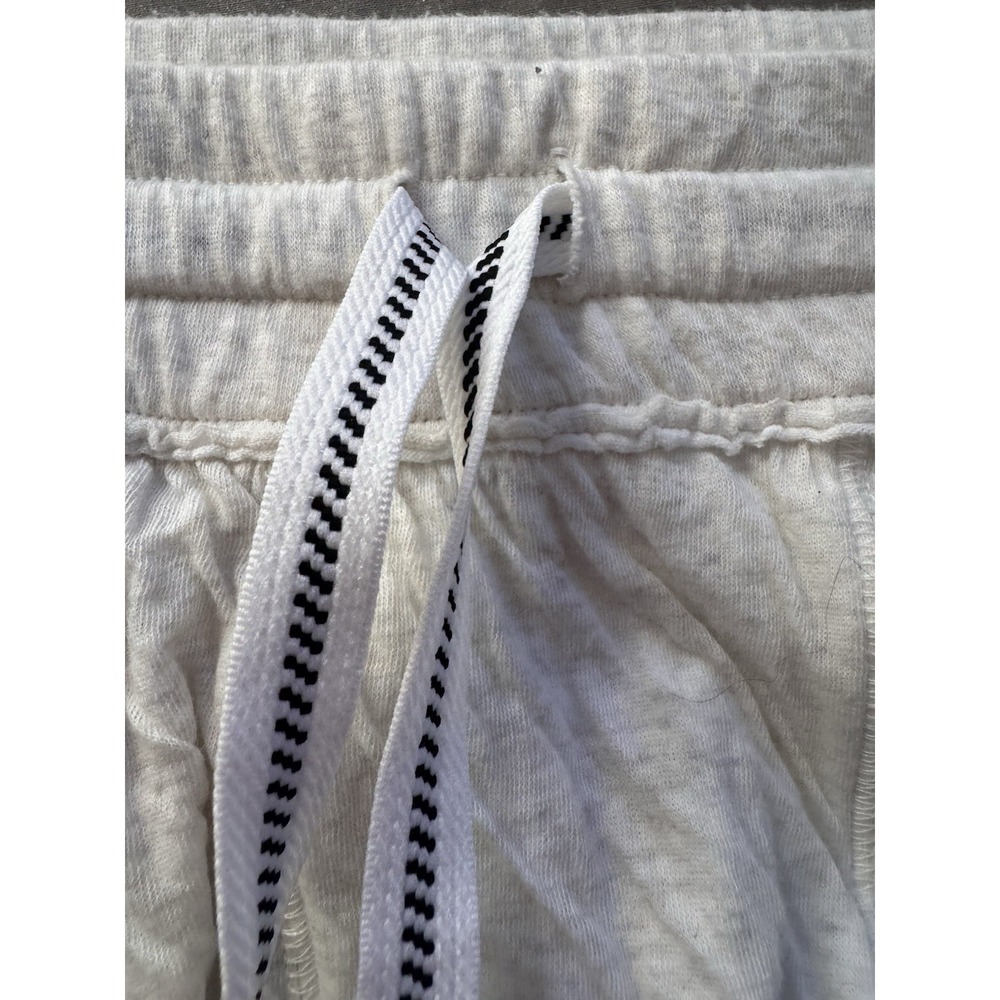Free People Wait A Minute Wide Leg Lounge Cropped Pants in Cream Medium - Picture 6 of 10